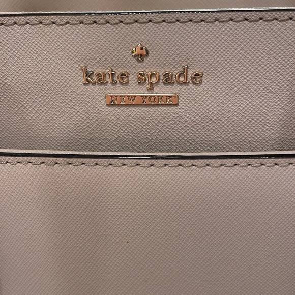 Bag Kate Spade New York Satchel Beige in Beige Tusk Pocket Book & Dust Bag - Picture 8 of 14